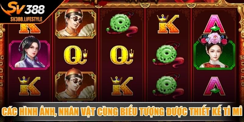 Các hình ảnh, nhân vật cùng biểu tượng được thiết kế tỉ mỉ, đa chủ đề